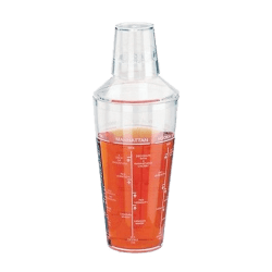 Shaker 3 parti in acrilico - cl 42 - 6 ricette