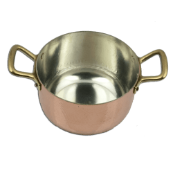 Casseruola bombata 2M ø 14 cm S2 rame lucido SVF