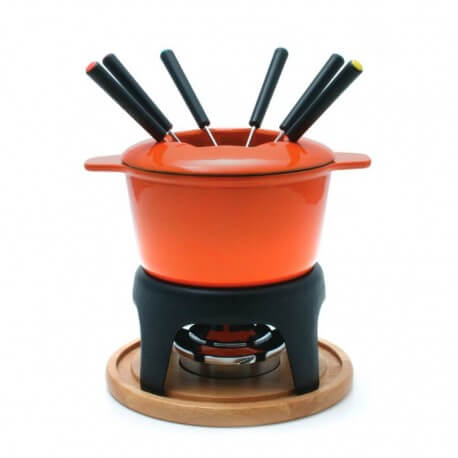 Set per Fonduta Sierra 11 pz - Arancione