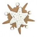 Fiocco di neve cm 7,5 formina taglia biscotti inox