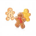 Timbro per biscotti motivo gingerbread man - 2 motivi