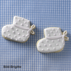 Pantofolina neonato cm 6 formina tagliabiscotti