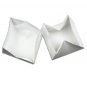 Cartoccio con coperchio origami cm 8 x 8 x 8 - pz 4