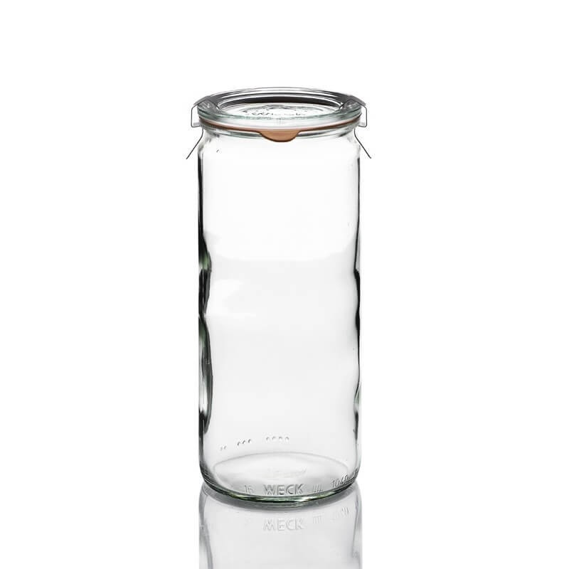 Vaso in vetro per sterilizzare Tube Weck 1040 ml