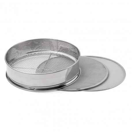 Setaccio in acciaio inox ø cm 30 - 3 griglie intercambiabili
