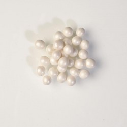 Perle croccanti bianche ø mm 6 - 40 g