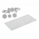 Tappeto Tricot Decor snowflakes mm 400 x 200 - Silikomart