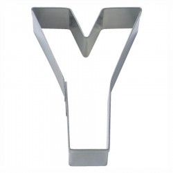 Lettera Y mm 65 formina tagliabiscotti inox
