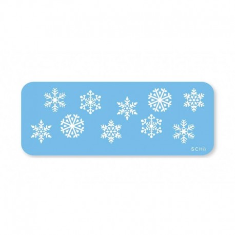 Stencil fiocchi di neve ø mm 25