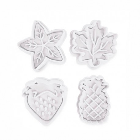 Set 4 minisagome con estrattore Tutti Frutti
