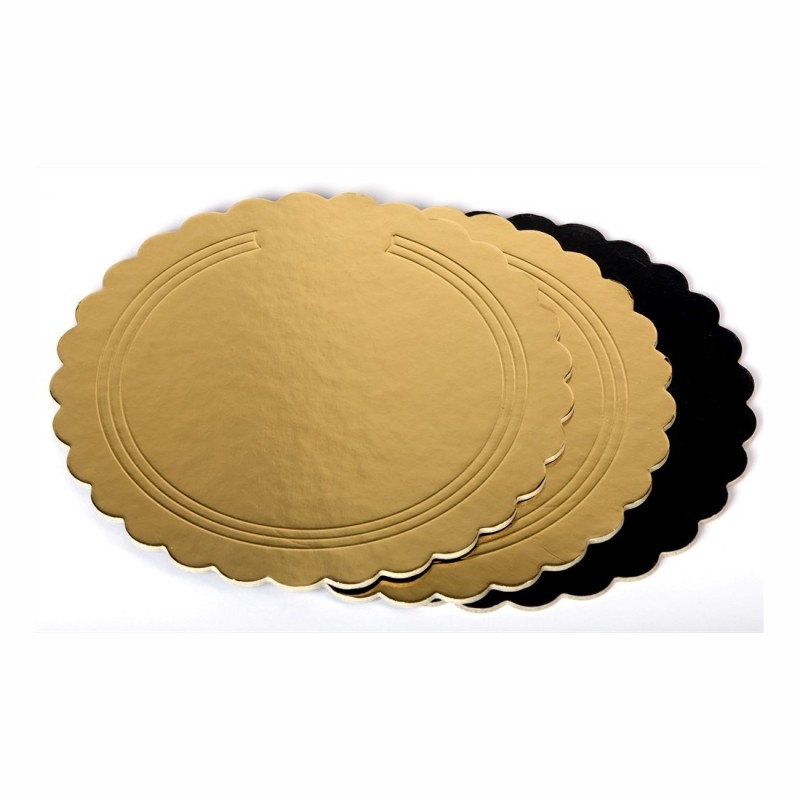 Disco Sottotorta In Cartone Oro Festonato - Base Per Torte E Dolci, Decorazione Elegante - Foto 10
