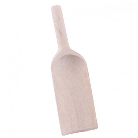 Sessola piatta in legno di faggio cm 20