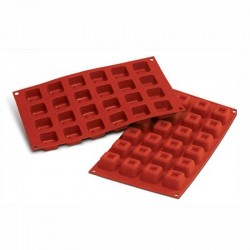 Mini Savarin quadrati in silicone mm 35  24 cavità